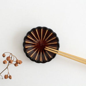 Giyaman Chopstick Rest Brown | Hashioki Mino Ware