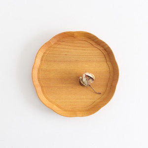 Aizawa Wood Crafts KITO Flower Tray Small Zelkova