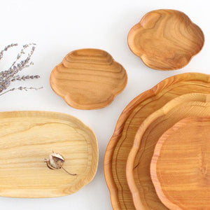 Aizawa Wood Crafts KITO Flower Tray Small Zelkova