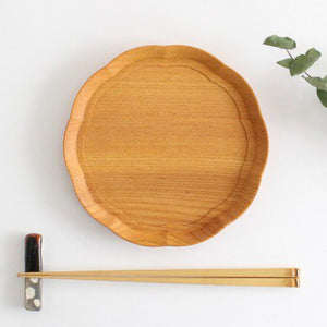 Aizawa Wood Crafts KITO Flower Tray Small Zelkova