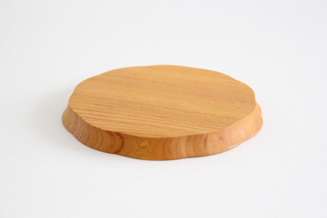 Aizawa Wood Crafts KITO Flower Tray Small Zelkova