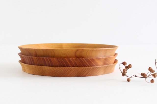 Aizawa Wood Crafts KITO Flower Tray Small Zelkova