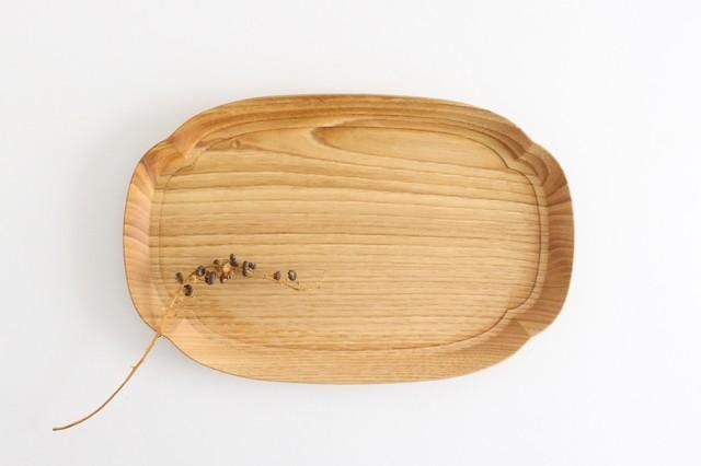 Aizawa Wood Crafts KITO Long  Tray Chestnut M
