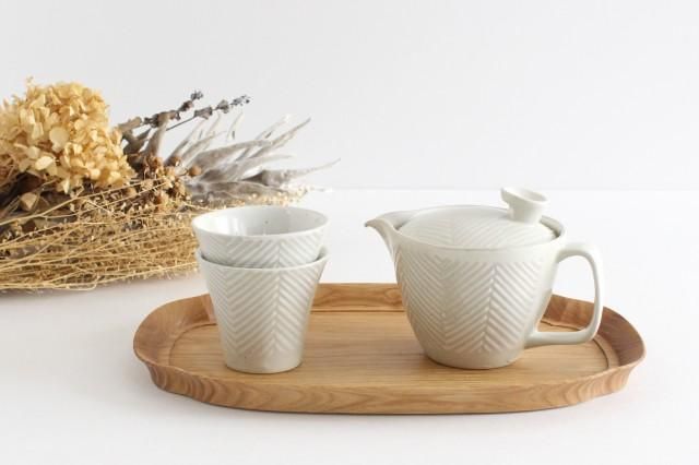 Aizawa Wood Crafts KITO Long  Tray Chestnut M