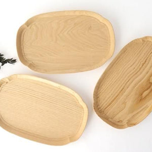 Aizawa Wood Crafts KITO Long  Tray Chestnut M