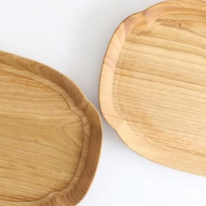 Aizawa Wood Crafts KITO Long  Tray Chestnut M