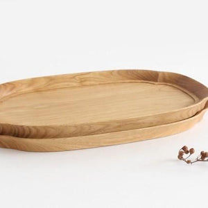 Aizawa Wood Crafts KITO Long  Tray Chestnut M