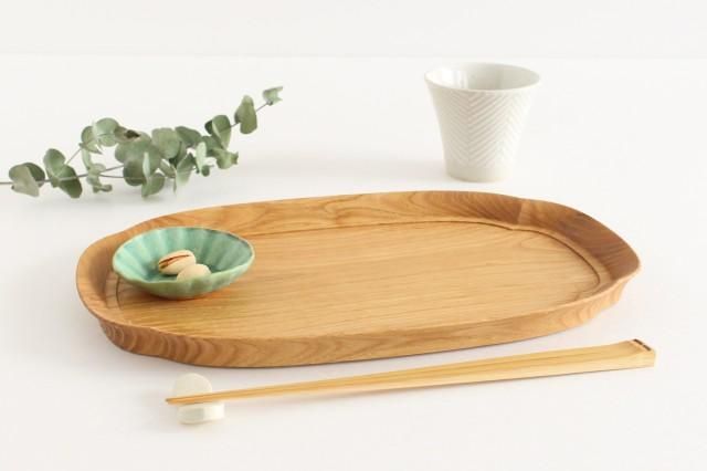 Aizawa Wood Crafts KITO Long  Tray Chestnut M