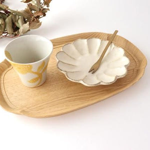 Aizawa Wood Crafts KITO Long  Tray Chestnut M