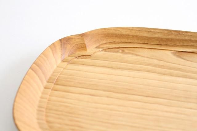 Aizawa Wood Crafts KITO Long  Tray Chestnut M