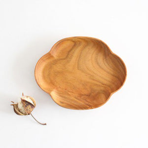 Aizawa Wood Crafts KITO Small Oval Plate Sakura