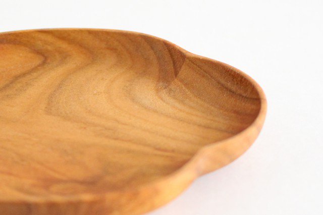 Aizawa Wood Crafts KITO Small Oval Plate Sakura