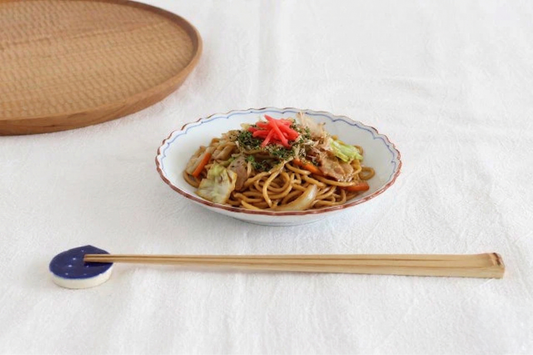 Flower-shaped Plate Brown-Rimmed  | Hasami Ware