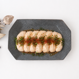 Furutani Seitosho Octagonal Rectangle Plate Small Gray | Sushi Plate