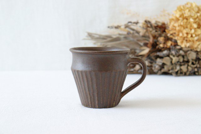 Rust glaze Shinogi mug pottery Furuya Seisho