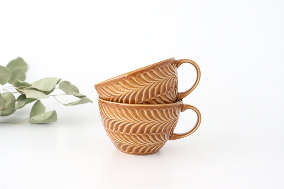 Soup Cup Amber Rosemary | Hasami Ware