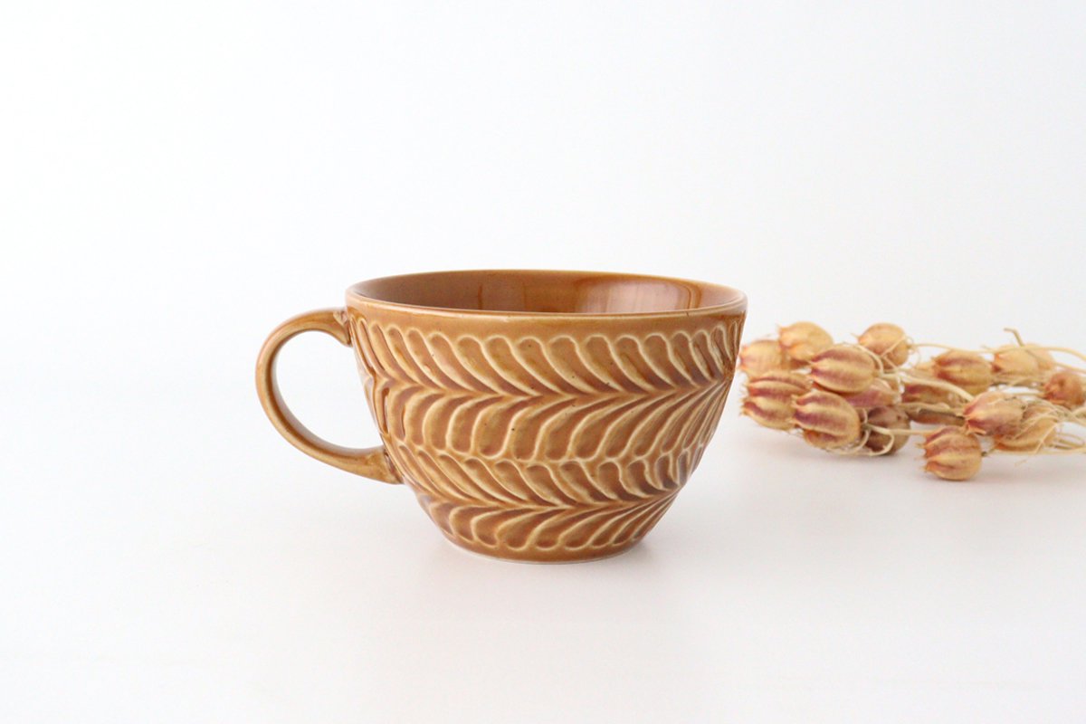 Soup Cup Amber Rosemary | Hasami Ware