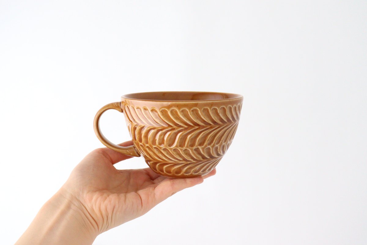 Soup Cup Amber Rosemary | Hasami Ware