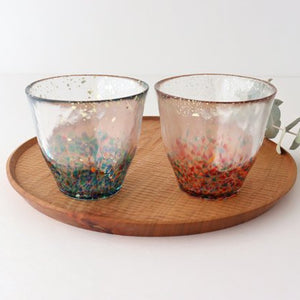 Matsuri Rocks Glass Pair Set | Sake Cup Tsugaru Vidro