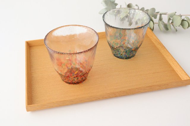 Matsuri Rocks Glass Pair Set | Sake Cup Tsugaru Vidro