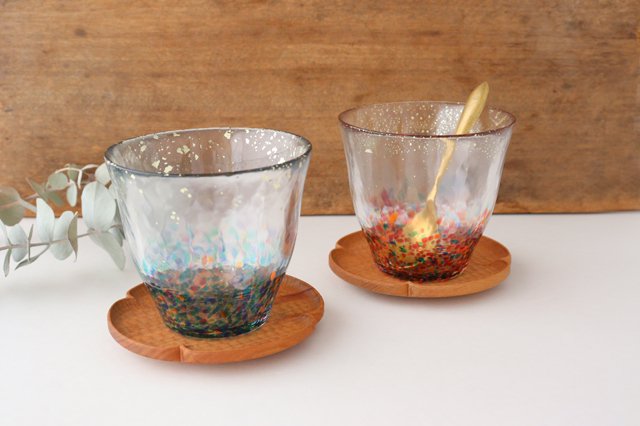 Matsuri Rocks Glass Pair Set | Sake Cup Tsugaru Vidro