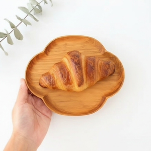 Aizawa Wood Crafts KITO Oval Wood Plate Sakura