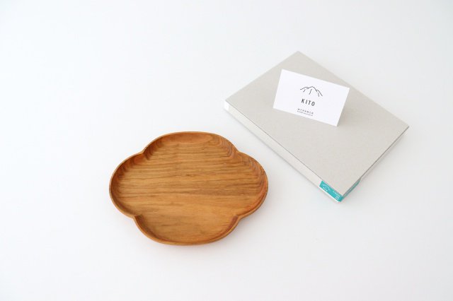 Aizawa Wood Crafts KITO Oval Wood Plate Sakura