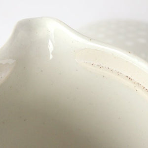 Pot Large Pique White Pottery ORIME Hasami Ware