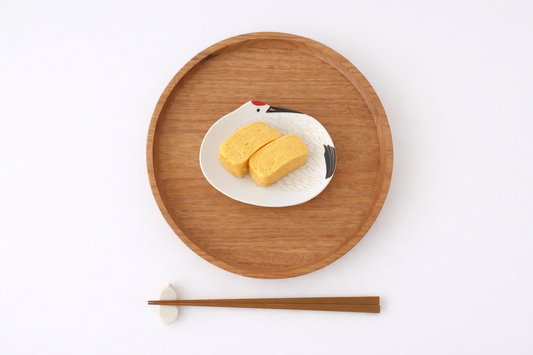 Sauce Plate Crane | Hasami Ware