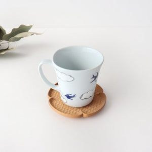 Mug Porcelain Cloud Swallow Arita Ware