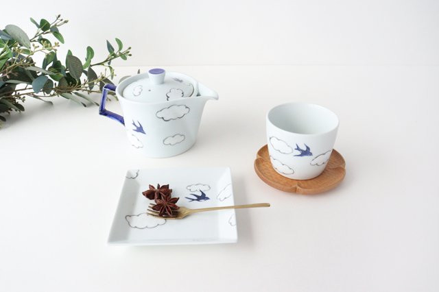 Soba Choco Porcelain Cloud Swallow Arita Ware