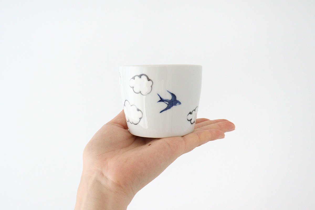 Soba Choco Porcelain Cloud Swallow Arita Ware