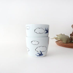 Soba Choco Porcelain Cloud Swallow Arita Ware