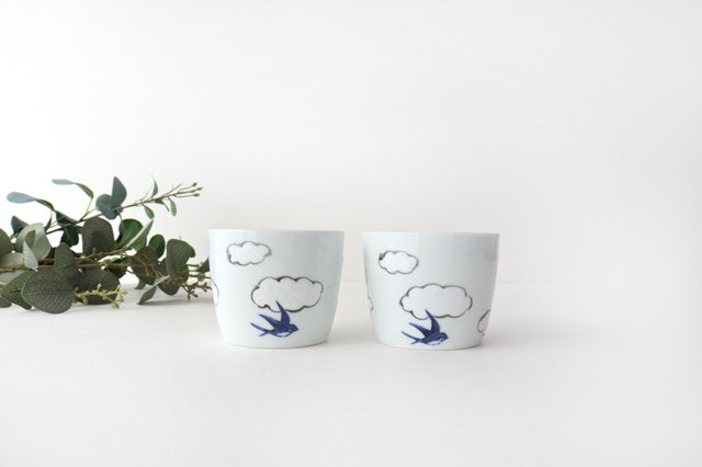 Soba Choco Porcelain Cloud Swallow Arita Ware