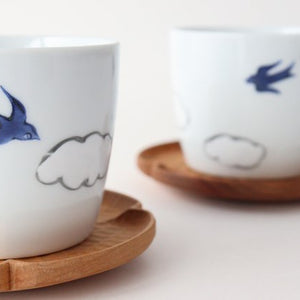 Soba Choco Porcelain Cloud Swallow Arita Ware