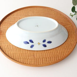 Oval Bowl Purple Flower | Serving Bowl Arita Ware