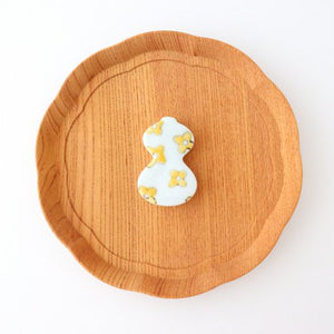 Chopstick rest floret yellow Imari gourd porcelain Arita ware