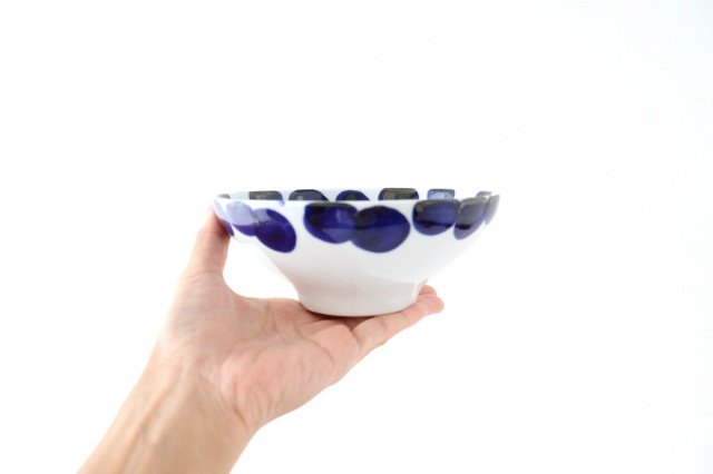 Small bowl dot porcelain Hasami ware