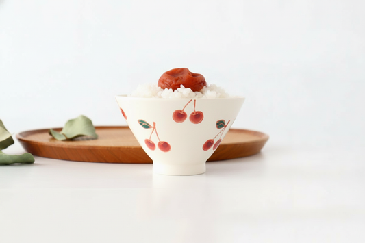 Rice Bowl Cherries Porcelain | Hasami Ware