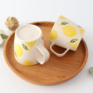 mug lemon porcelain fruits Hasami ware
