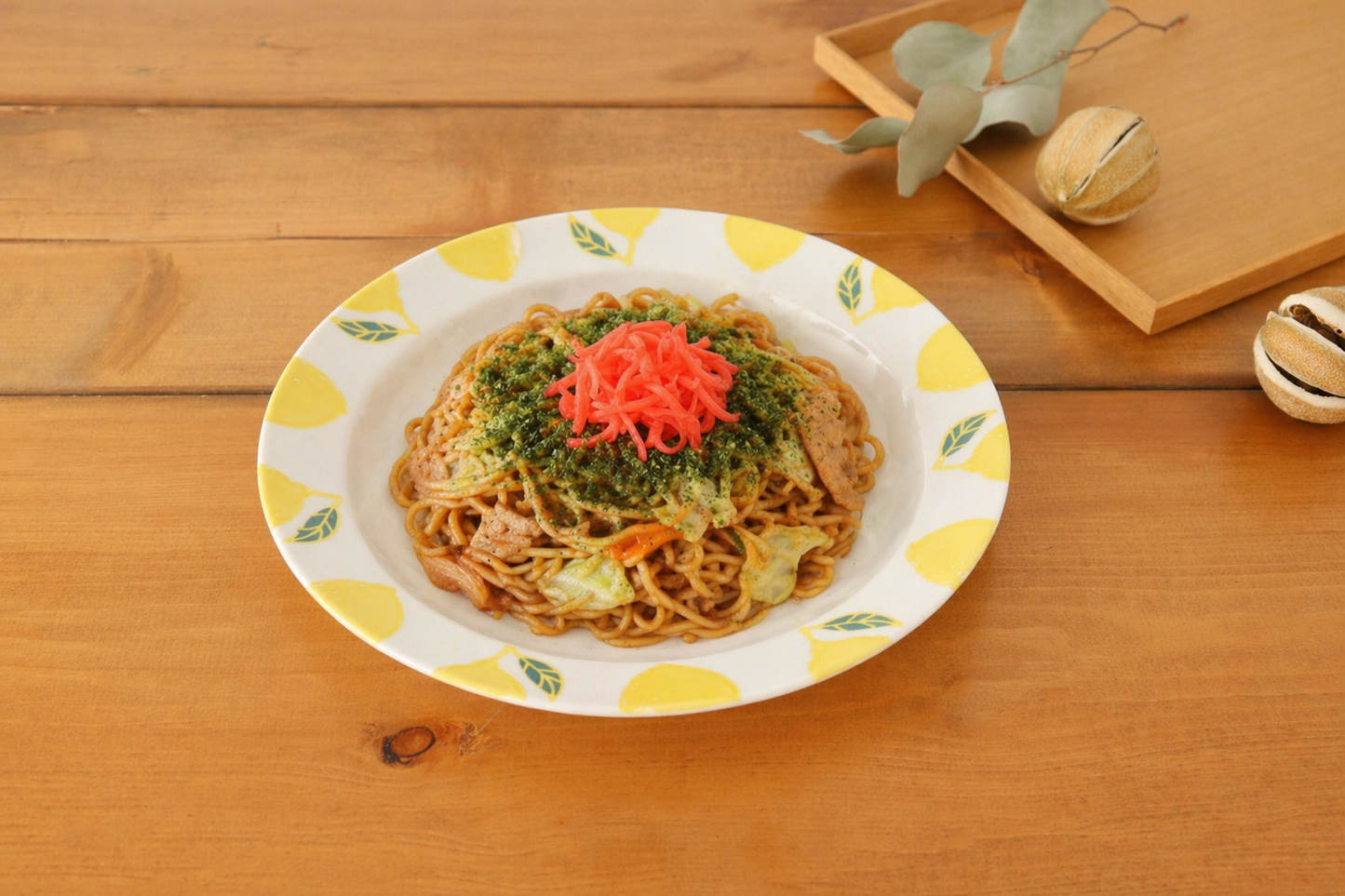 Plate L lemon porcelain fruits Hasami ware