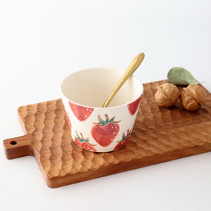 Multi cup strawberry porcelain fruits Hasami ware