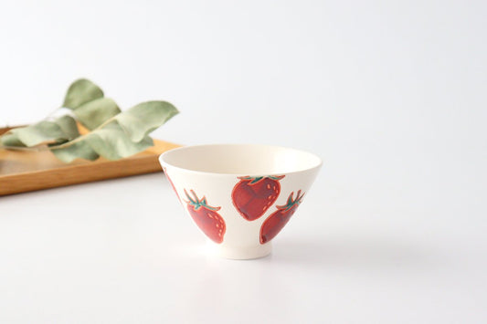 Rice bowl Strawberry Porcelain fruits Hasami ware