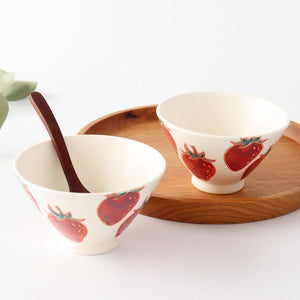 Rice Bowl Strawberry  | Hasami Ware