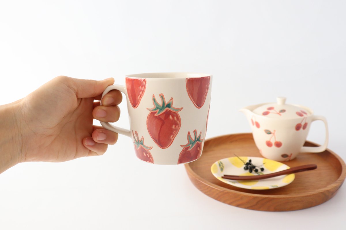 fruits  Mug Strawberry | Hasami Ware