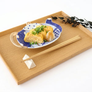 Pot-shaped Plate Arrow Feather Round pattern | Arita Ware