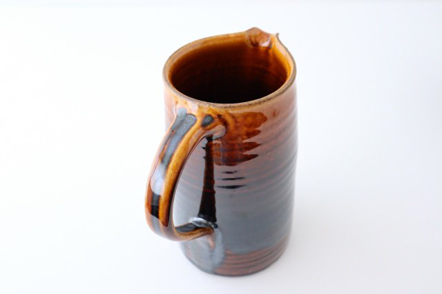 Candy glaze pitcher large pottery Furuya Seisho