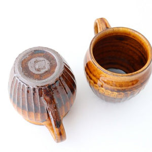 Candy Glaze Shinogi Mug Barrel Type Pottery Furuya Seisho