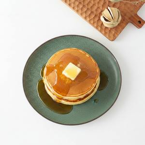 kei Large Plate Green | Mino Ware