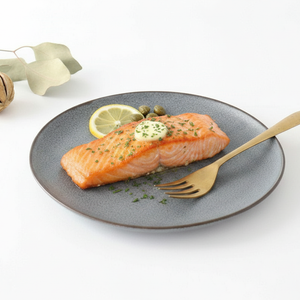 kei Large Plate Gray | Mino Ware
